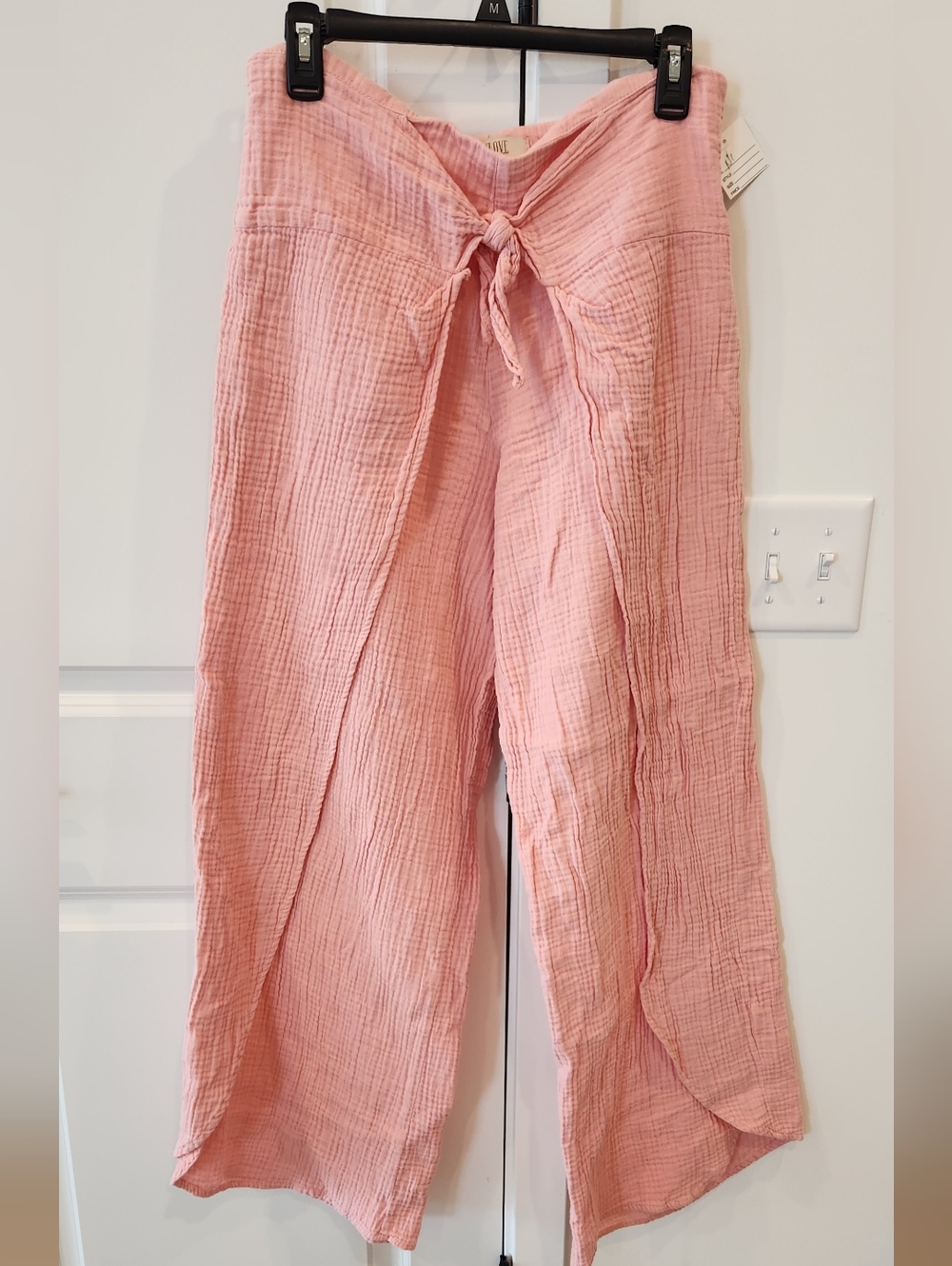 Lucy Love Soft Peach Gauze Relaxed Pants